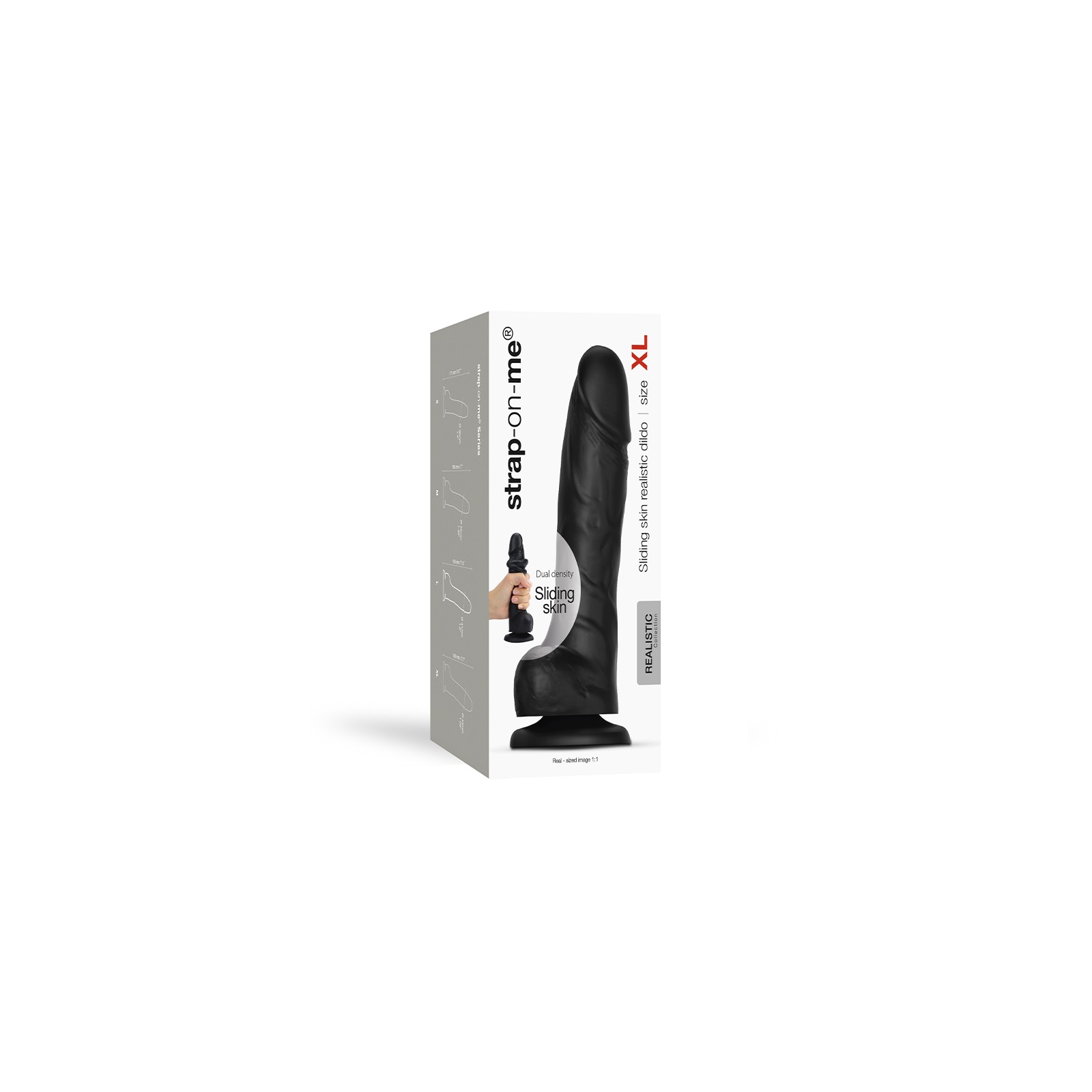 Dildo XL de Silicona Dual-Density Sliding Skin