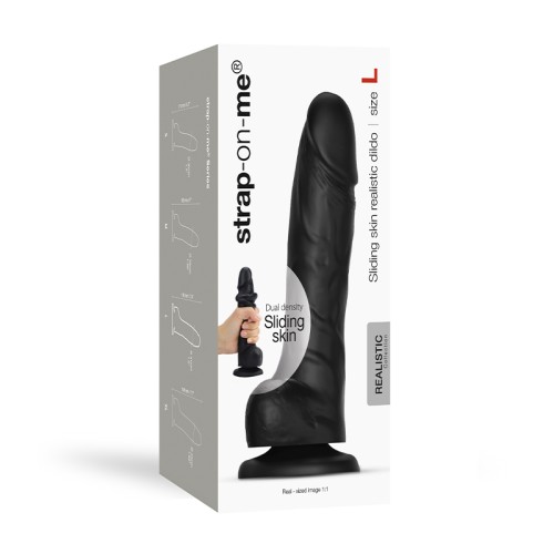 Strap-On-Me Realistic Sliding Skin Dual-Density Dildo