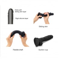 Strap-On-Me Realistic Sliding Skin Dual-Density Dildo