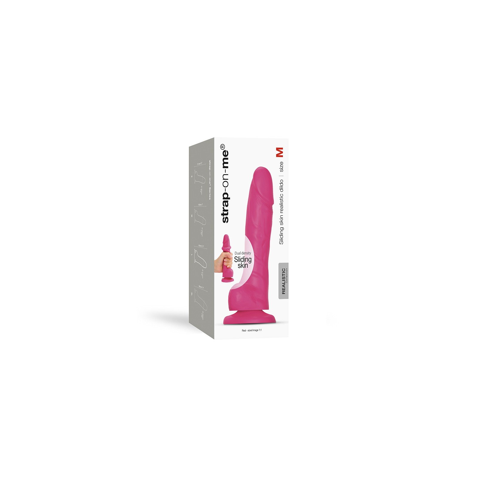 Strap-On-Me Realistic Dual-Density Silicone Dildo