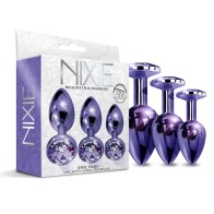 Nixie Set de Plug Anal Metálico Entrenador 3 Piezas