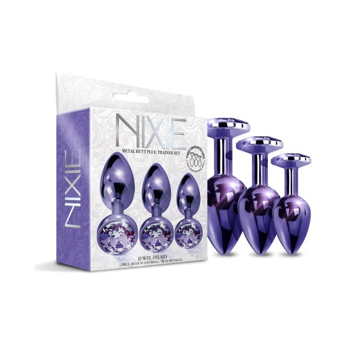 Nixie Set de Plug Anal Metálico Entrenador 3 Piezas