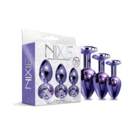 Nixie Metal Butt Plug Trainer Set 3 Pieces