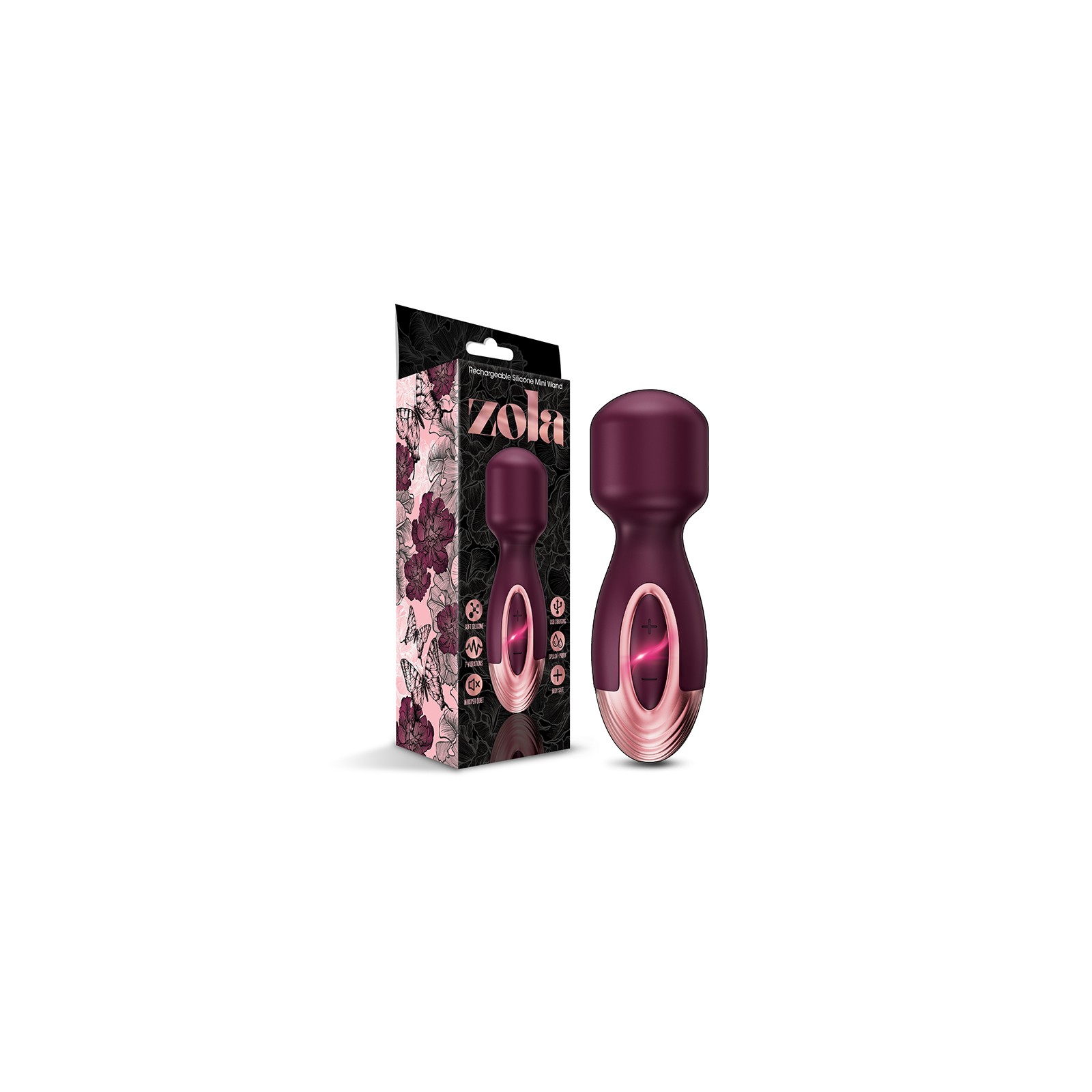 Mini Rechargeable Wand Massager by Zola