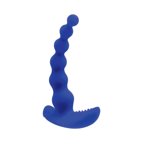 Gender X Beaded Pleasure Vibrator Remote-Controlled Blue