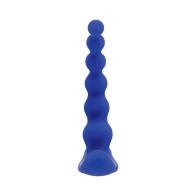 Gender X Beaded Pleasure Vibrator Remote-Controlled Blue