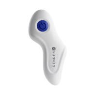 Gender X Beaded Pleasure Vibrator Remote-Controlled Blue