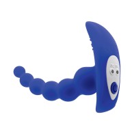 Vibrador Gender X Beaded Placer con Control Remoto Azul