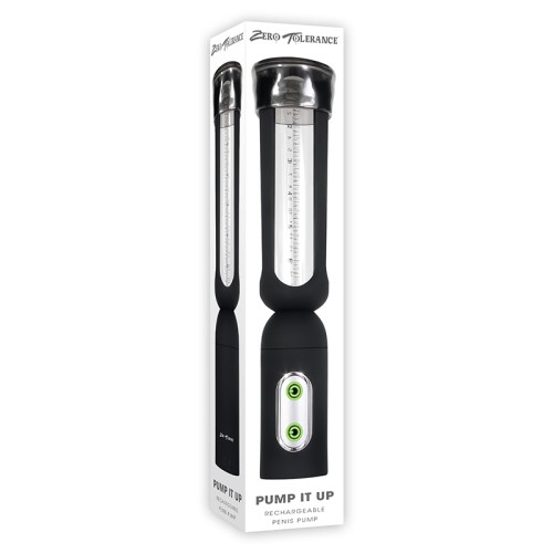 Zero Tolerance Rechargeable Penis Pump Black - Enhance Size & Power