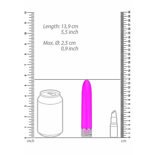 Luminous Eleni 10-Speed Slimline Vibrator in Fuchsia