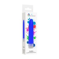 Vibrador Slimline Luminosa Eleni 10 Velocidades Azul Real