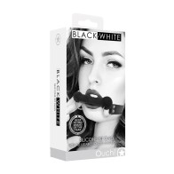 Gag de Silicona Ouch! Blanco y Negro