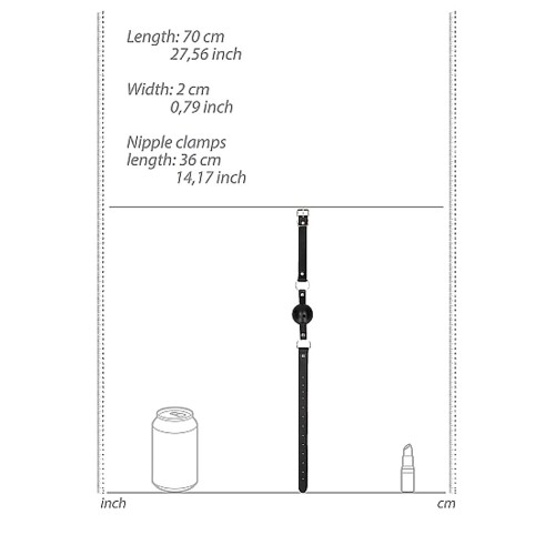 Ouch! Breathable Ball Gag with Nipple Clamps for Exciting Adventures
