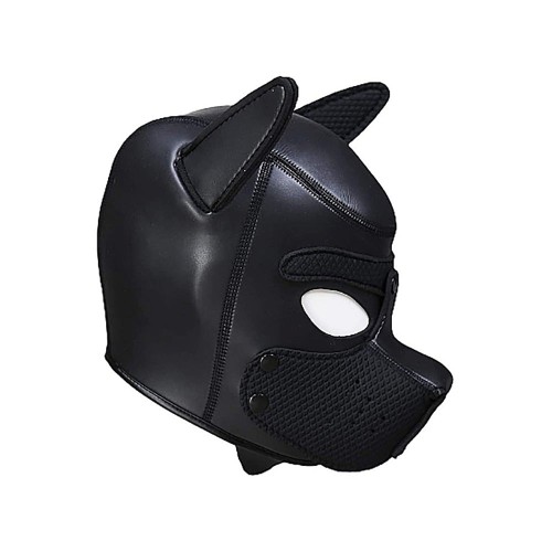 Ouch Puppy Play Neoprene Puppy Hood Black