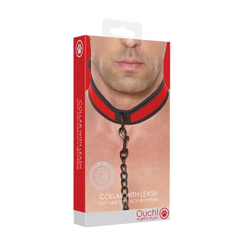 Conjunto de Collar y Correa Ouch! Puppy Play