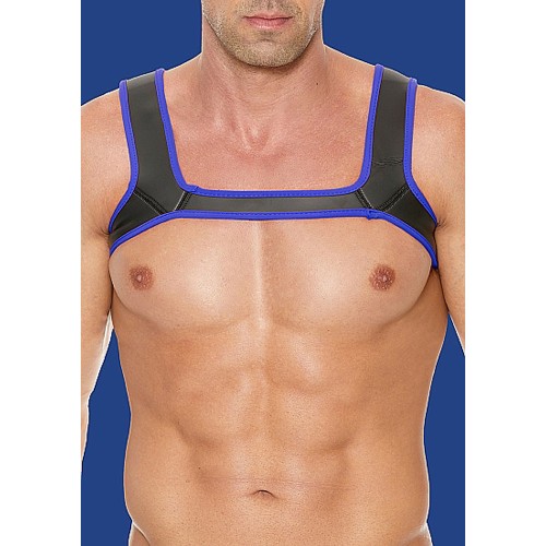 Ouch! Puppy Play Neoprene Harness Blue