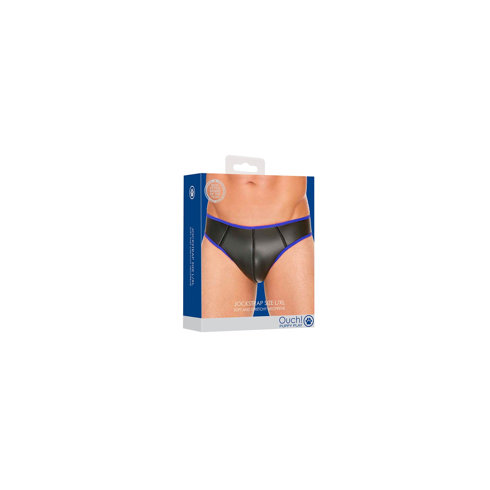 Jockstrap Azul Neopreno Ouch! Puppy Play L/XL