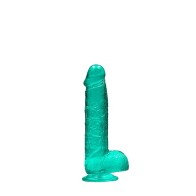 Dildo RealRock Crystal Clear de 6 Pulgadas para el Placer Auténtico