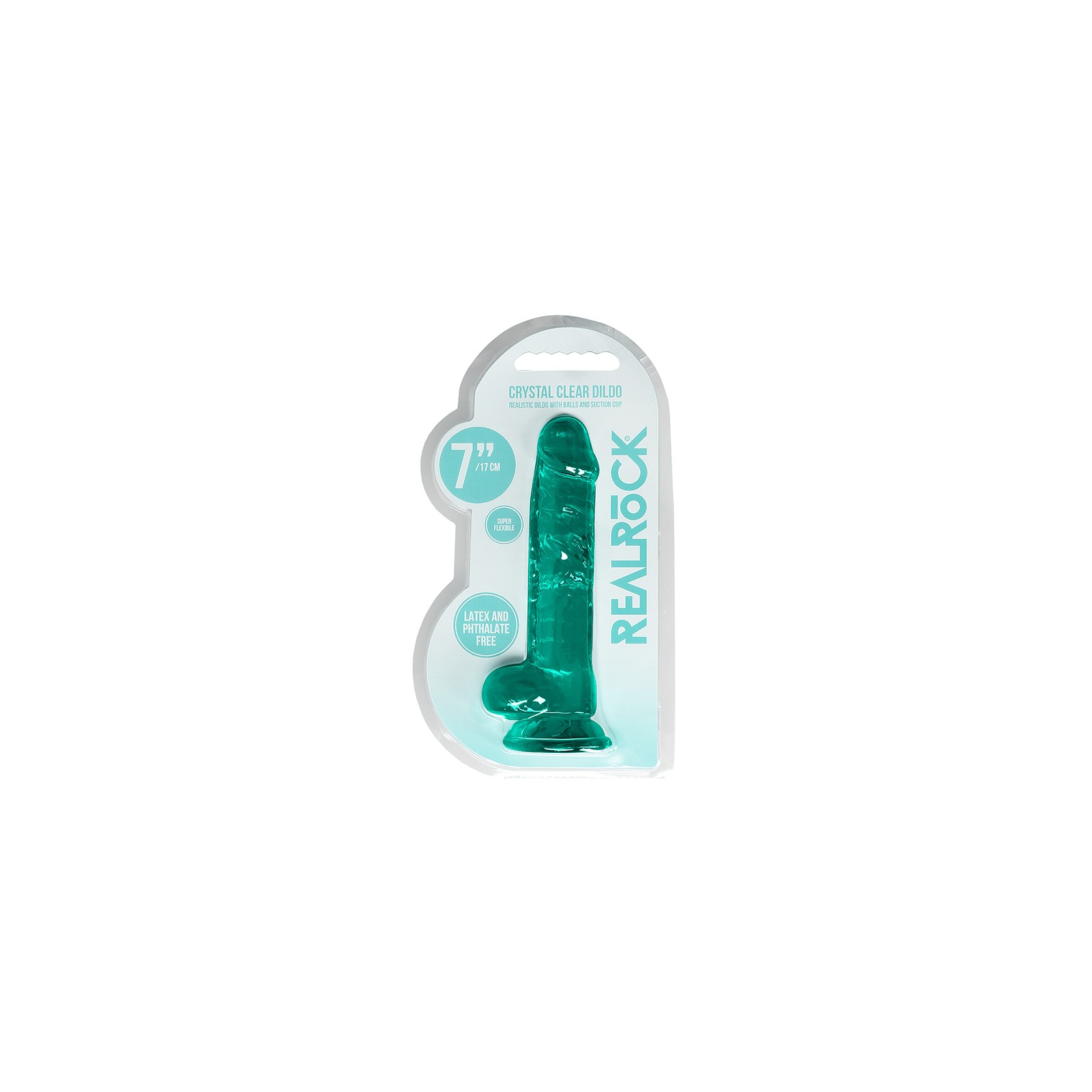 Dildo Realista Crystal Clear de 7 in