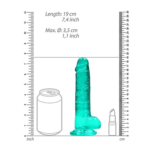 Dildo Realista Crystal Clear de 7 in