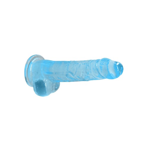 RealRock Crystal Clear Realistic Dildo with Balls and Suction Cup