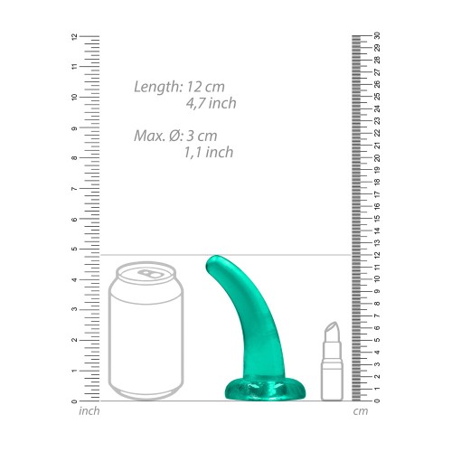 Crystal Clear Curved Dildo