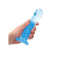 Dildo Transparente RealRock de 7 Pulgadas con Ventosa