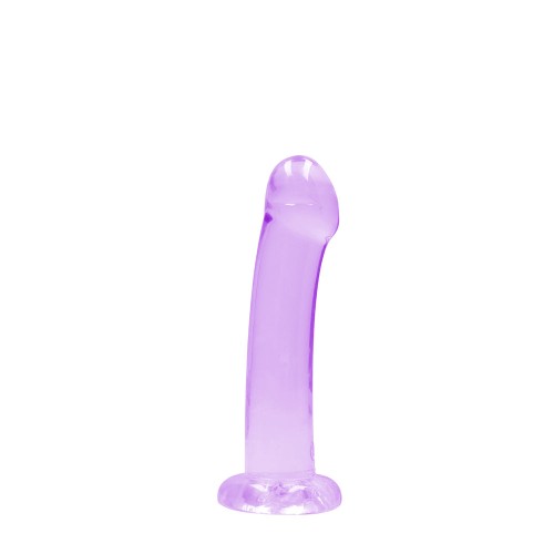 Dildo RealRock Crystal Clear de 7 in. con Ventosa