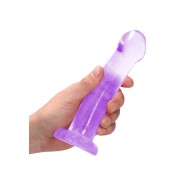 Dildo RealRock Crystal Clear de 7 in. con Ventosa