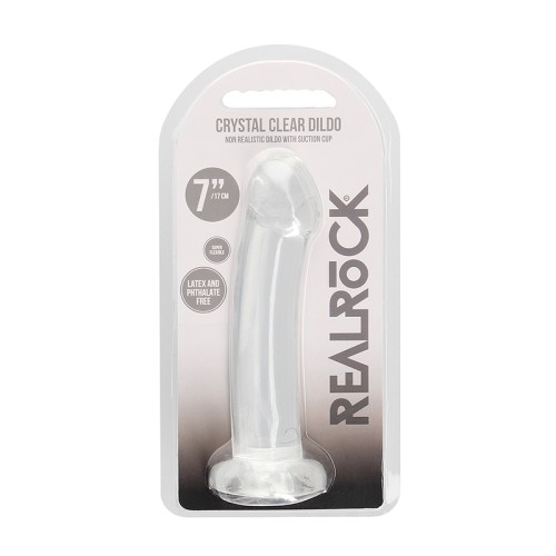 Dildo RealRock Crystal Clear para Sensaciones Exquisitas