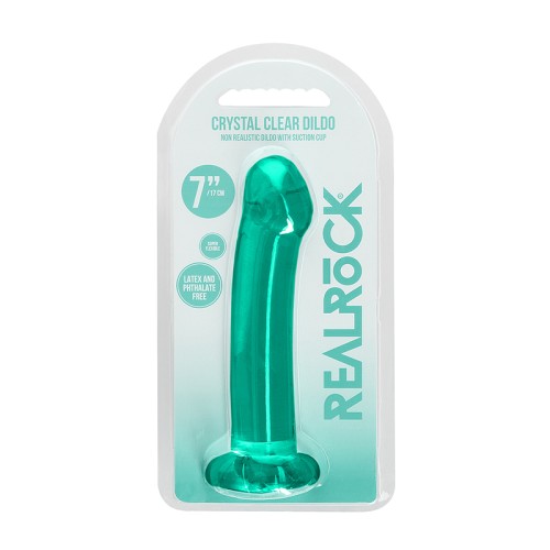 RealRock Crystal Clear Dildo with Suction Cup for Pleasure