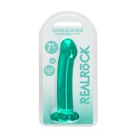 RealRock Crystal Clear Dildo with Suction Cup for Pleasure