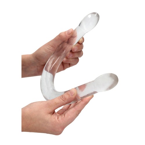 Dildo Doble Crystal Clear de 17 in.