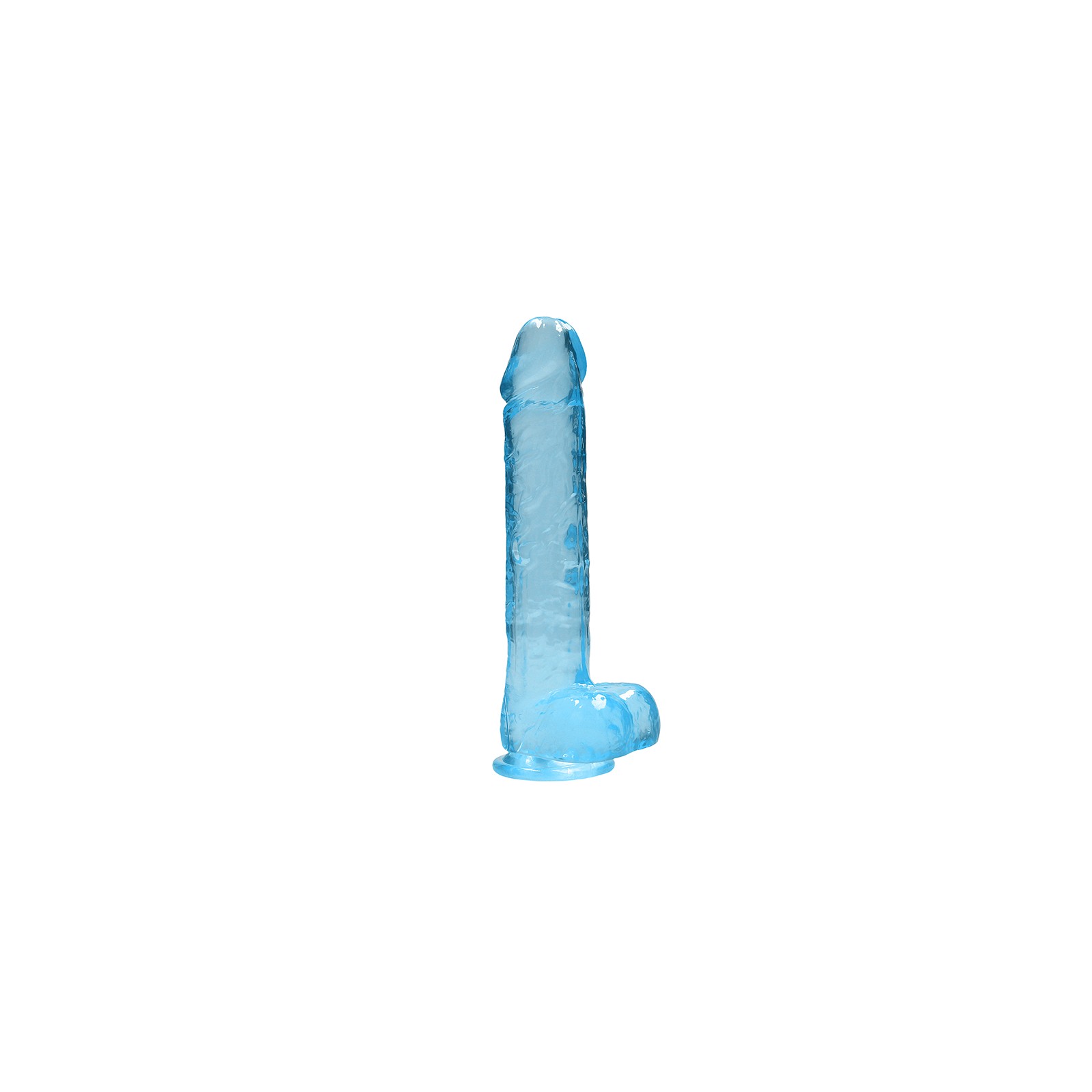 Dildo Realista Cristal Claro de 10 Pulgadas RealRock