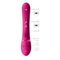 Vibrador Conejito Dual de Olas Pulsantes VIVE MAY