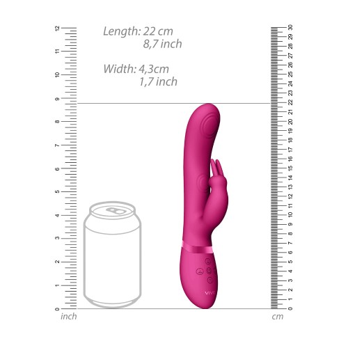 Vibrador Conejito Dual de Olas Pulsantes VIVE MAY