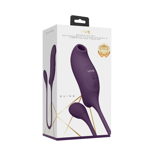 Vibrador Recargable VIVE QUINO Air Wave