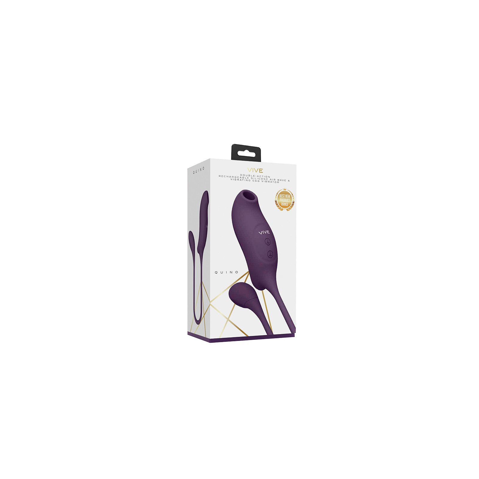 Vibrador Recargable VIVE QUINO Air Wave