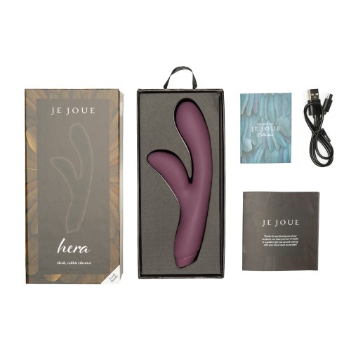 Vibrador Conejito Recargable Hera de Je Joue Púrpura