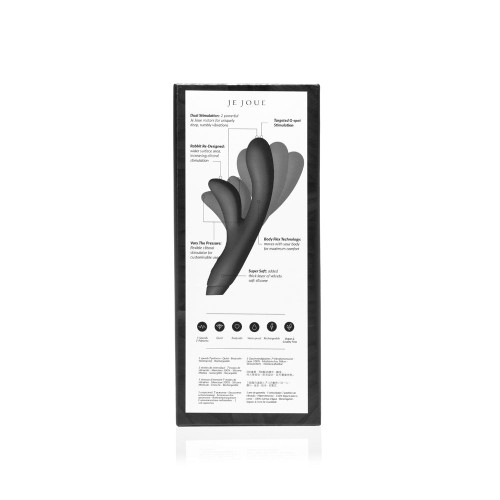 Je Joue Hera Flex Rechargeable Rabbit Vibrator Black