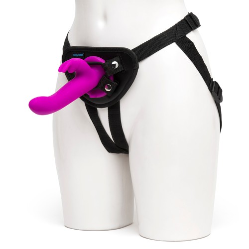 Happy Rabbit Silicone Strap-On Kit with Vibrator