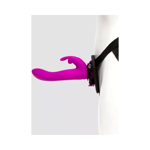 Happy Rabbit Silicone Strap-On Kit with Vibrator