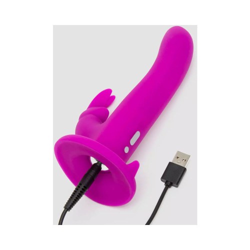 Happy Rabbit Silicone Strap-On Kit with Vibrator