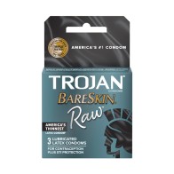 Trojan Bareskin Raw Condom 3-Pack