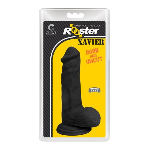 Dildo Curve Toys Xavier con Ventosa Midnight