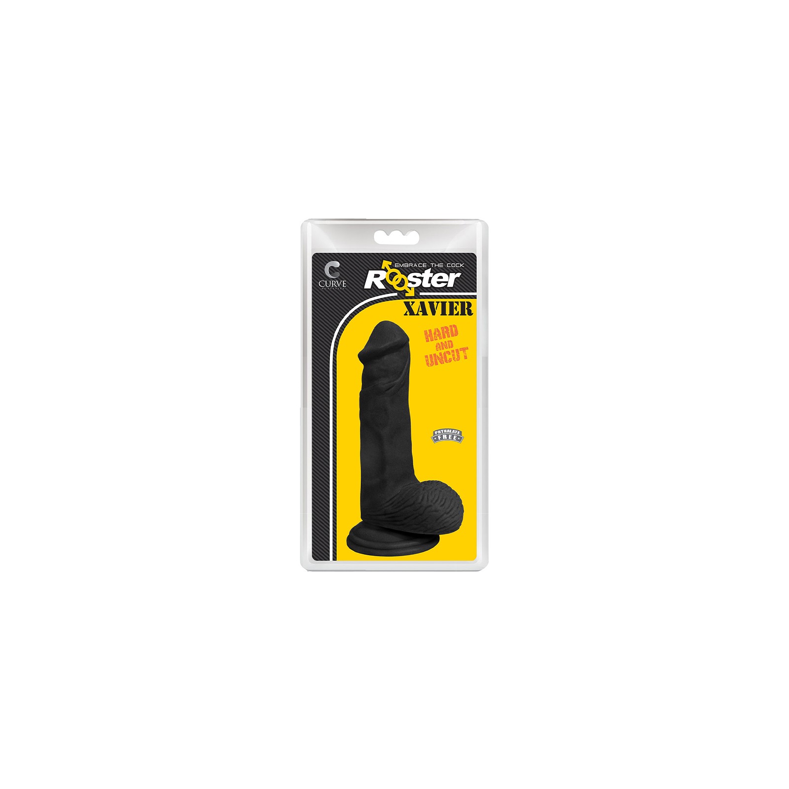 Dildo Curve Toys Xavier con Ventosa Midnight