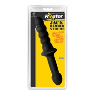 Curve Toys Rooster Jackhammer XL Rippled Dildo Black