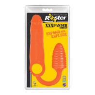 Extensor Ribbed Rooster XXXPANDER con Plug Anal