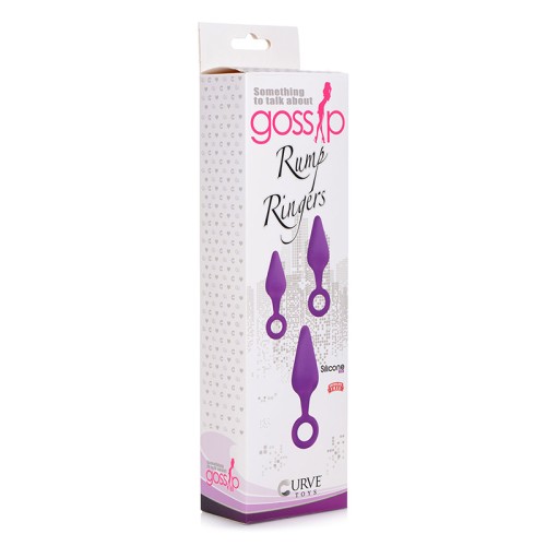 Gossip Rump Ringers 3-Piece Silicone Anal Plug Set