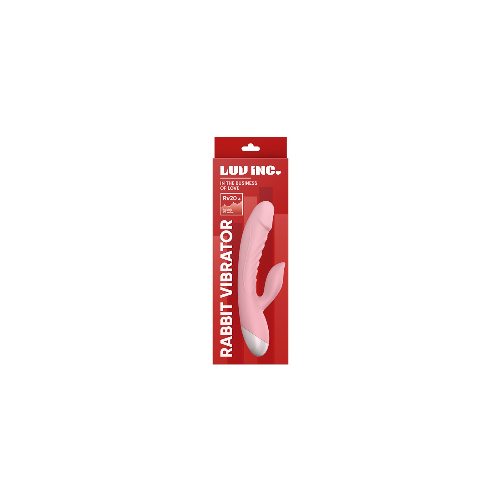 Vibrador Conejito Luv Inc Rv20 para Estimulación Dual